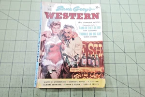 ZANE GREY'S WESTERN MAGAZINE  2/1953 RARE PULP ERA WESTERN PULP DIGEST MAG GGA - Picture 1 of 4