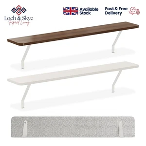 Radiator Shelf with Insulation Foil – No-Drill MDF Heater Top with Brackets - Picture 1 of 23