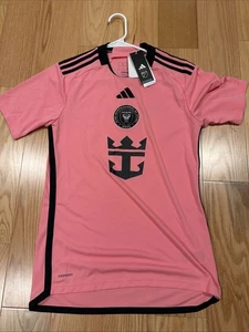 Adidas Inter Miami CF Lionel Messi Home Jersey Sz S NWT Men’s Soccer JE9741 - Picture 1 of 7