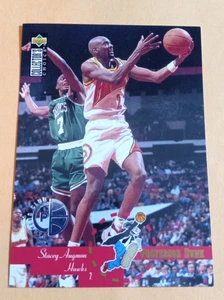 1995-96 Upper Deck Collector's Choice Player's Club Stacy Augmon #203 - Hawks - Imagen 1 de 2