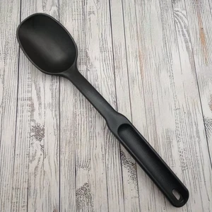 Pampered Chef Black Nylon Solid Basting Serving Spoon #2349 Heat Resistant USA - Picture 1 of 15