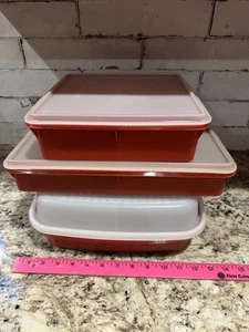 Tupperware Konvolut Paprika Vintage Halter, länglich, eckig - Bild 1 von 6