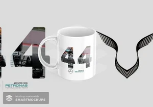 Lewis Hamilton inspired Formula One F1 11oz Mug Gift Ceramic Motorsport - Picture 1 of 3