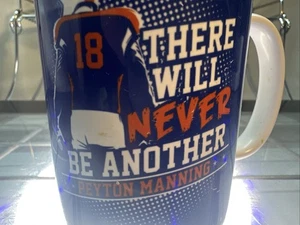 Taza de café Peyton Manning There Will Never Be Another 18 Football Collector rara - Imagen 1 de 9