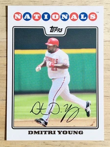2008 Topps #252 Dmitri Young - Picture 1 of 2