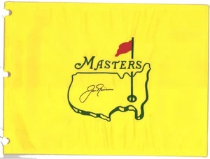 Jack Nicklaus Autographed Undated Masters Flag Fanatics Authentic Certified - Picture 1 of 1