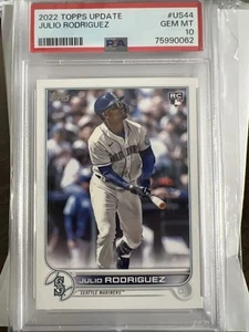 2022 Topps Update PSA 10 Rookie JULIO RODRIGUEZ No. US44! - Picture 1 of 2