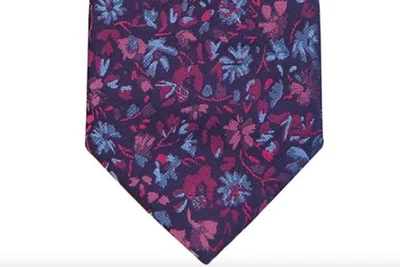 Bar III 男式丝绸混纺 Jenera 花卉多领带 2 1/2 美元 55 13C22-3006 — 第 1/3 张图片