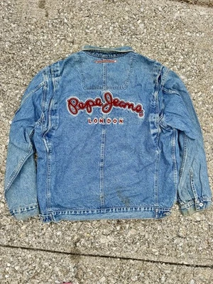 Chaqueta vaquera vintage Pepe Jeans London Y2K rap hip hop ropa de calle talla 2XL Foto 1 de 4