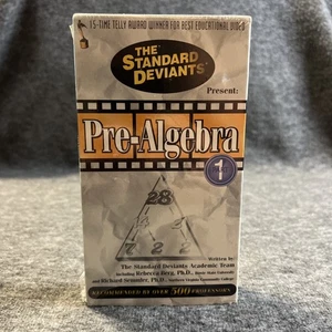 Pre-Algebra 1 VHS The Standard Deviants 1998 - Picture 1 of 6