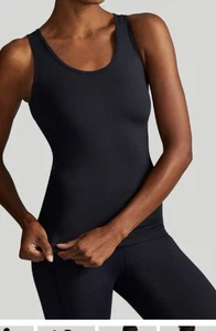 Tommy Copper Women’s Black Tank With Lower Back Support  Size XL - Picture 1 of 2