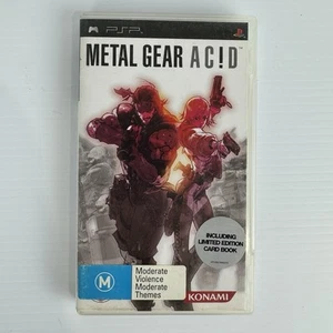 Metal Gear Ac!d 1 Acid Sony Psp Playstation 2005 Tactical Rpg Konami Complete - Picture 1 of 8