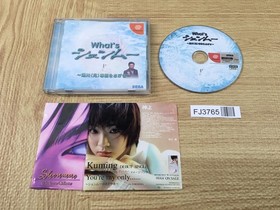 FJ3765 What's Shenmue Yukawa Moto Senmu wo sagase Dreamcast Japan