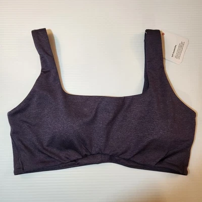 Sujetador de gamuza suave Lululemon soporte ligero púrpura talla grande nuevo con etiquetas Foto 1 de 4