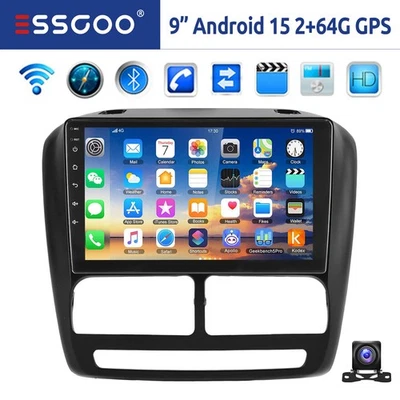 9" Für Fiat Doblo MK2/Opel Combo D Android 15 Apple Carplay Autoradio GPS BT KAM - Bild 1 von 4
