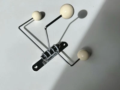 Ganchos de parede modernos de metal meados do século organizador de entrada minimalista - Imagem 1 de 4