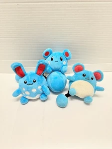Pokemon Centro Sentado Cuties Peluche Azurill Marill Azumarill Peluche Set de 3 - Imagen 1 de 7