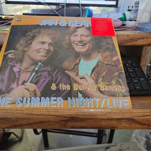 Jan & Dean  One Summer Night / Live  	Rhino Records (2) – RNDA 1498  1982 - Picture 1 of 2