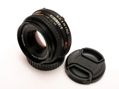 CLAed! Minolta MD Rokkor-X 45 mm f/2 Pancake PrimeLens MILC Sony m43 ¡adaptable! Foto 1 de 4