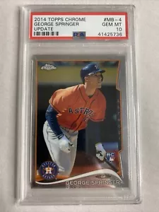 Actualización Topps Chrome 2014 George Springer RC PSA 10 - Imagen 1 de 2