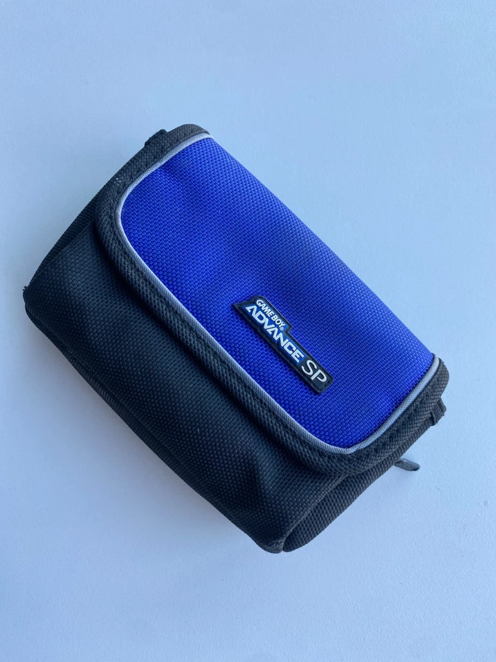 Nintendo Game Boy Advance SP Azul Negro OEM Estuche de Transporte Bolsa Bolsa  Foto 1 de 1