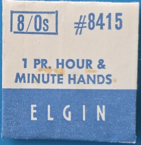 Elgin 8/0  #8415 Minute and Hour Hands NOS - Imagen 1 de 1