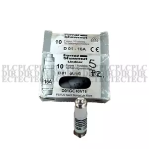 10PCS/NEW Ferraz Shawmut D01GG40V16 Fuse 16A 400VAC - Picture 1 of 2