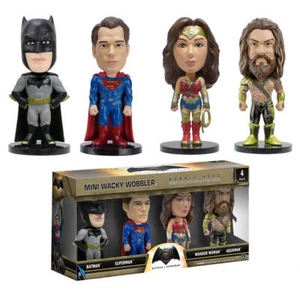 Batman v Superman Dawn of Justice Stylized Display Mini Wacky Wobbler - 4 Pack - Picture 1 of 3