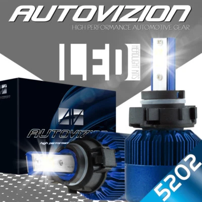 自动化 LED 6K 雾灯套件 5202 12086 H16 2010-2016 克莱斯勒 Town & Country — 第 1/4 张图片