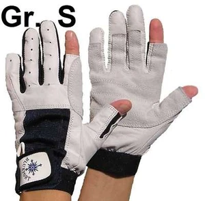 Roadiehandschuhe Leder Gr. S / 7 mit Finger Arbeitshandschuhe Roadie Handschuhe - Picture 1 of 11