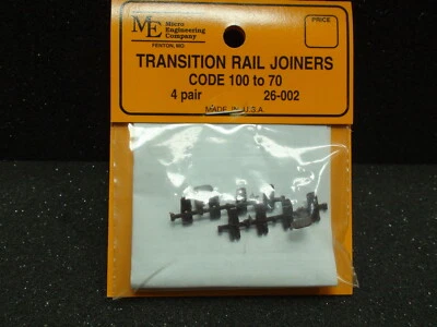 MICRO ENGINEERING #26-002 TRANSITION RAIL JOINER CODE 100 TO 70 - Image 1 of 4