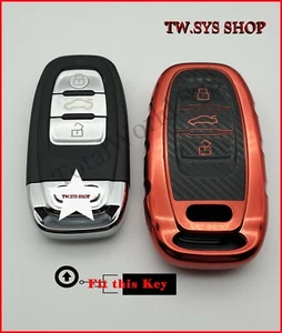 Funda protectora suave con llave de poliuretano termoplástico para Audi A4,5,6, S5, S7, Q5 ☆ROJA☆ - Imagen 1 de 6