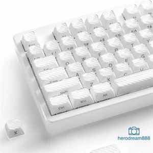 Crystal Clear Keycaps Set PC ABS OEM Height 136 Keys New For Cherry MX Keyboard - Picture 1 of 11