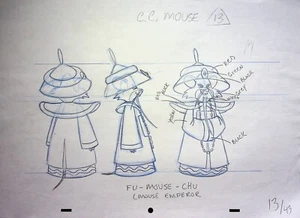 Celular modelo dibujado a mano de producción de The Country Mouse and the City Mouse Adventures - Imagen 1 de 2