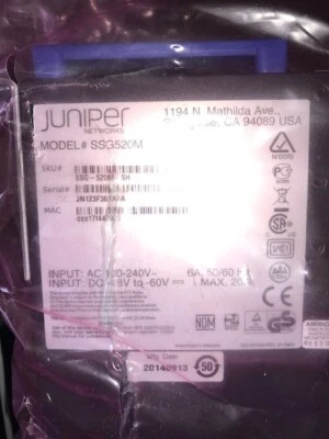 Juniper SSG-520M-SH Juniper SSG 520M Security Appliance - Image 1 of 3