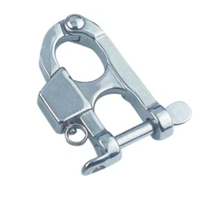 Wasserski Haken Panikhaken Schnapphaken Schnapper Wakeboard V4A Edelstahl - Imagen 1 de 2