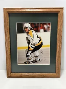 Pinguine Jaromir Jagr Vintage signiert 8x10 Foto gerahmt handsigniert mit COA - Bild 1 von 7