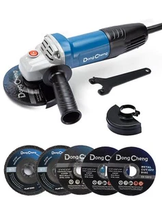 Amoladora angular DongCheng 4-1/2 pulgadas 6,7 amperios interruptor de paleta herramienta de corte 11800RP - Imagen 1 de 5