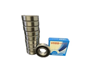 (10) 6200-2rs C3 Premium Ball Bearing Sealed 10mm x 30mm x 09mm - Foto 1 di 2