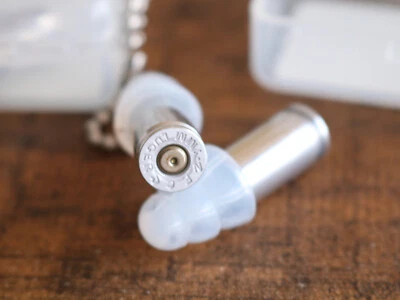 5 Pair Ear Plugs 9mm Shell Casing Silicon Hearing Noise Protection NEW Luckyshot - Image 1 of 4