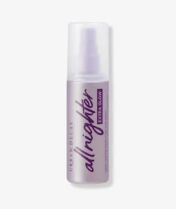 NIB Urban Decay Cosmetics All Nighter Extra Glow Dewy Setting Spray 4 fl oz - Picture 1 of 9