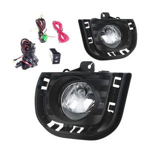 CobraTek For 2014-2015 Scion TC Clear Lens Chrome Housing Fog Lights Black Bezel - Bild 1 von 1