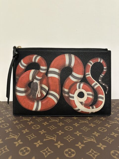 GUCCI Tom Ford Limited Edition Snake Serpent Horsebit Embellished Clutch Bag