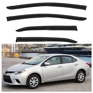 For 14-19 Toyota Corolla Sedan Window Visor Rain Vent Shade Guard Deflector - Picture 1 of 13