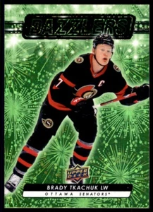 2023-24 Upper Deck Dazzlers Green Brady Tkachuk #DZ-89 - Imagen 1 de 2