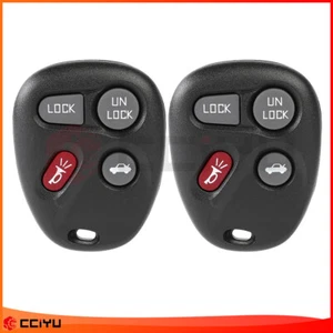 2 For Chevrolet Malibu Express 2001 2002 2003 2004 Remote Keyless Entry Key Fob - Picture 1 of 9