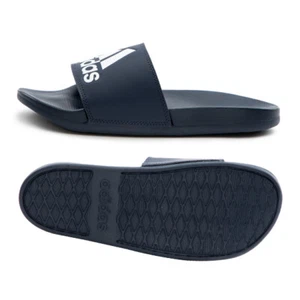 adidas Adilette Comfort Slides Unisex Slipper Casual Gym Swimming Navy H03616 - Picture 1 of 12