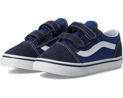 VANS INFANTIL NIÑO OLD SKOOL V AZUL MARINO VERDADERO BLANCO VN000D3YNVY Foto 1 de 4
