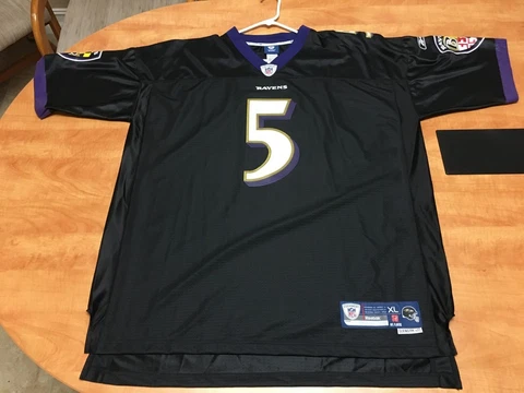 Reebok NFL Baltimore Ravens On Field #5 Joe Flacco Jersey Mens Size XL Cover