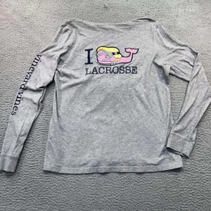 Lacrosse Hoodie Vineyard Vines Sweater Girls Pullover Size Medium Sweatshirt - Picture 1 of 10